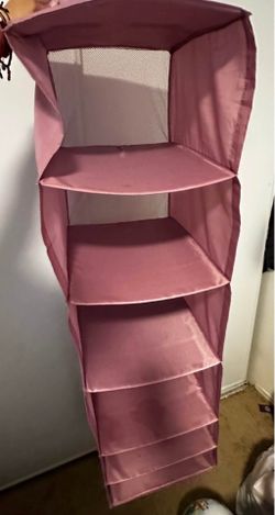 Hanging closet organizer
