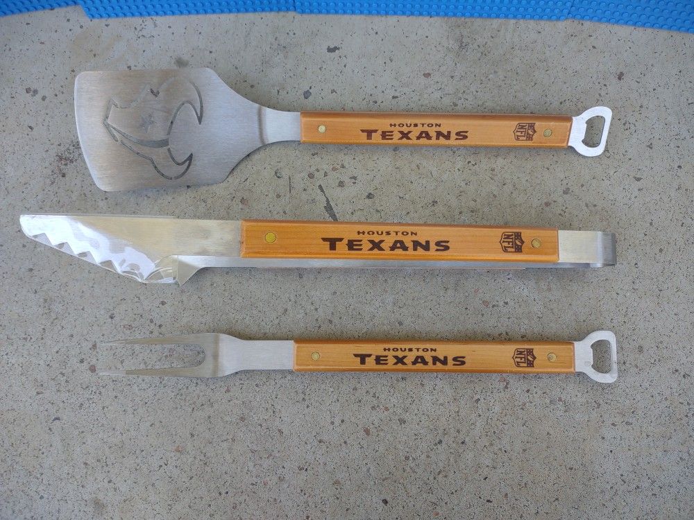 NFL Houston Texans 3-Piece BBQ Set