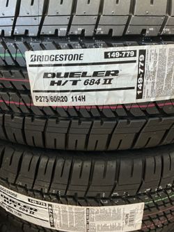 275 60 20 Bridgestone dueler A/T 684 II