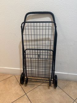 Jumbo folding shopping utility car