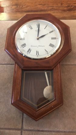 Vintage clock message for details working