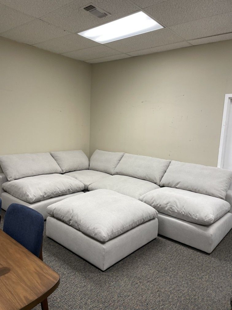 Cloud Couch Sectional Light Gray