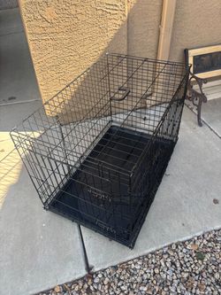 Big double door dog cage