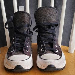 Converse Run Star Hike High 'Black Ice - Black Silver'