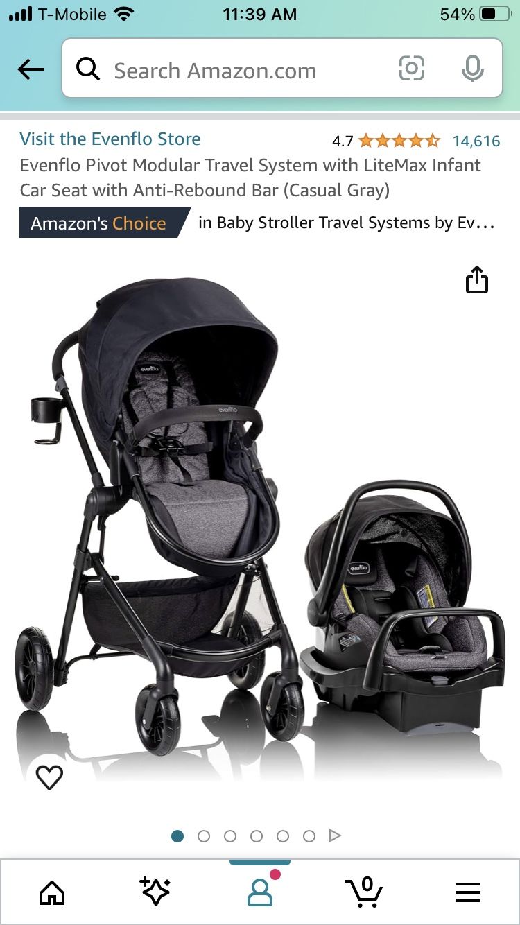 Evanflo Infant Car Seat And Stroller