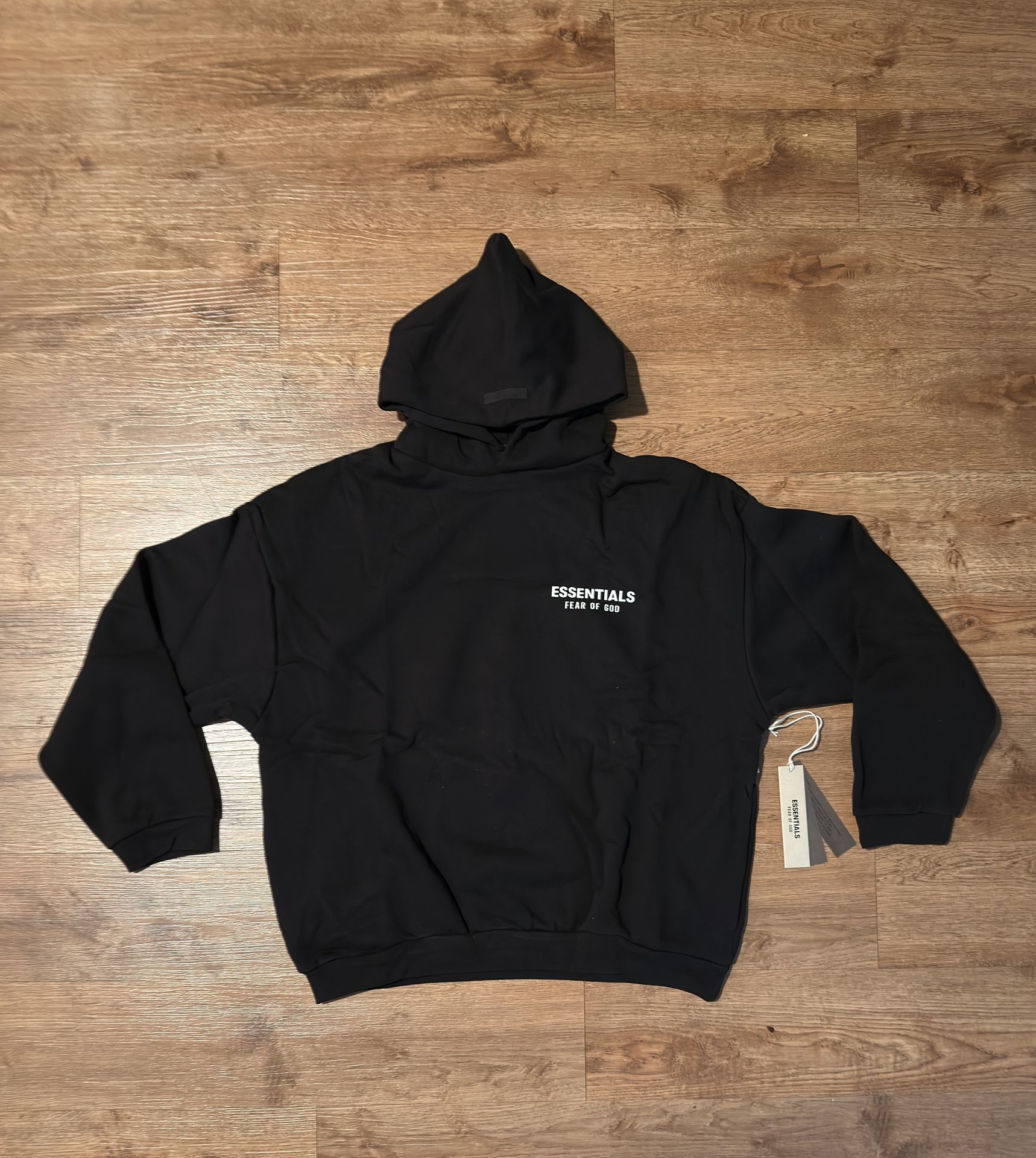 Essentials Fear of God Black Hoodie
