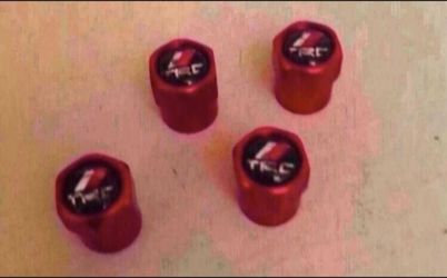 RED TRD Class A Car Airtight Wheel Tire Air Valve Caps Stem Cover……