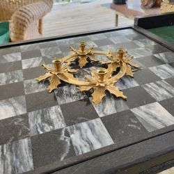 Solid Brass Candle Holder
