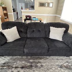 Grey Ashley Couch And Loveseat Combo 