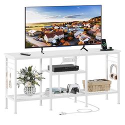 TV Stand with Power Outlets 55
