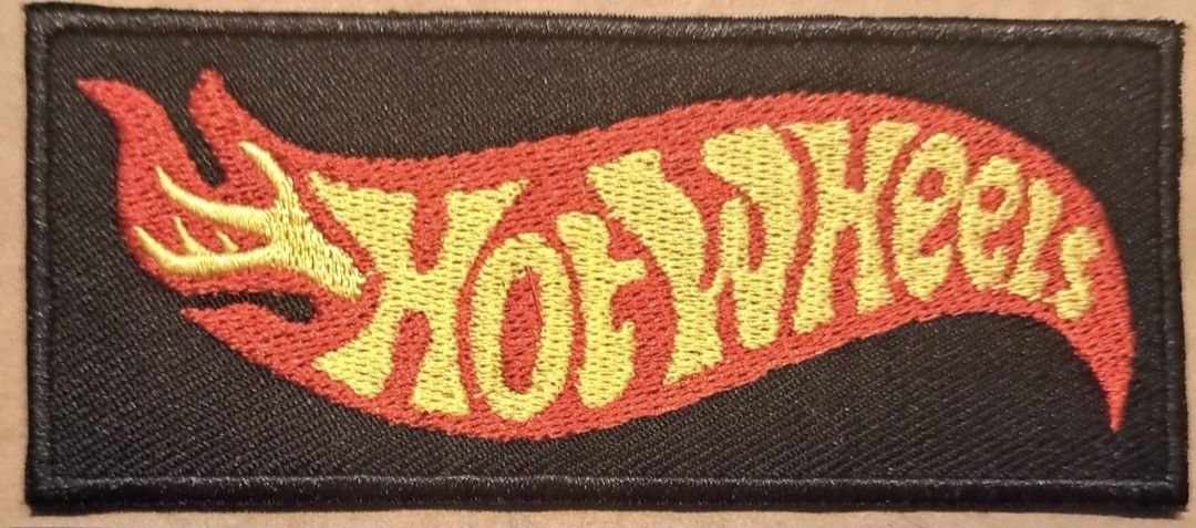 Mattel Hot Wheels embroidered Iron on patch 6 ct.