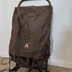 VINTAGE ACADEMY BROADWAY BROWN MOUNTAIN CREST EXTERNAL FRAME ALUM HIKING BACKPACK