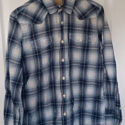 Vintage Roebuck & Co. Western Shirt Size Medium 