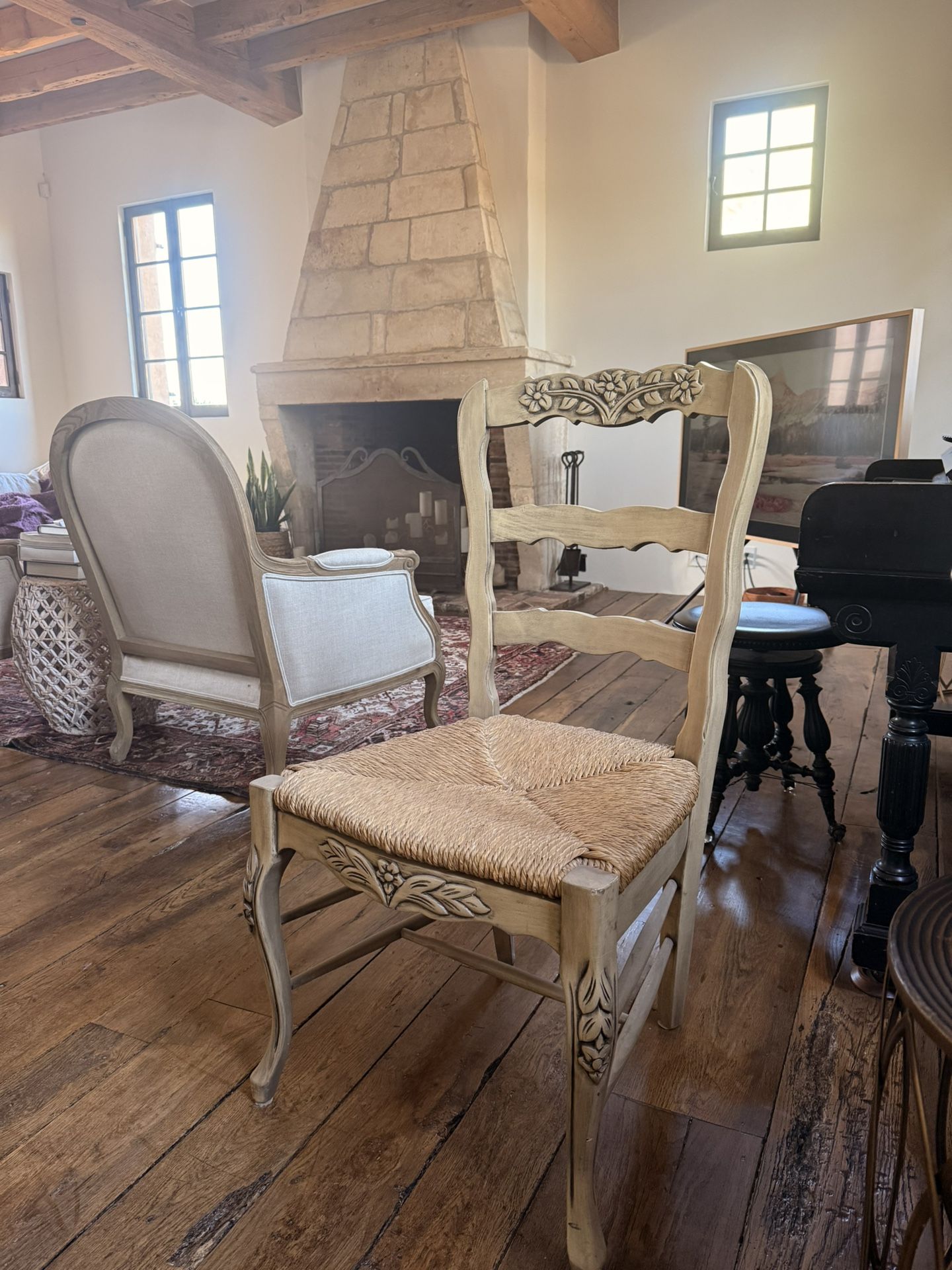 Hand Carved Dining Chairs