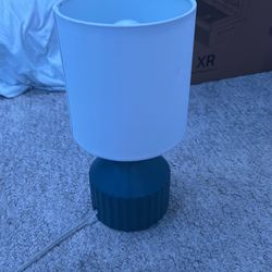 Blue with white top lamp very bright