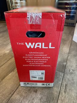 Harvia The Wall SW45 Black Steel Sauna Heater 4.5kW NEW