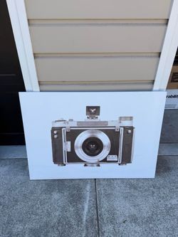Vintage Camera Canvas Wall Art
