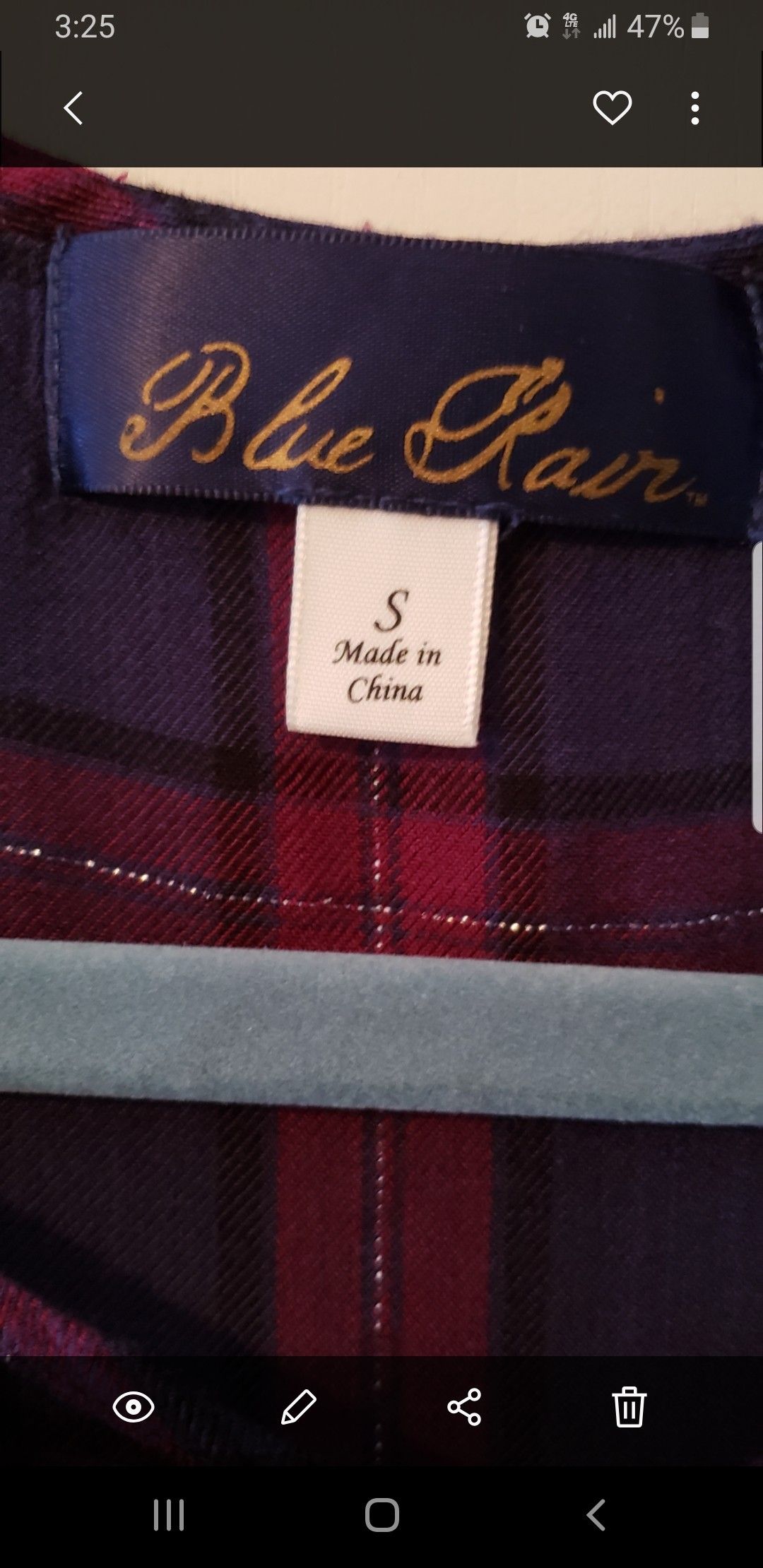 Ladies plaid shirts