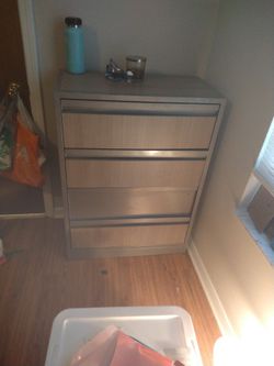 Metal Dresser Missing One Panel Price To Sale