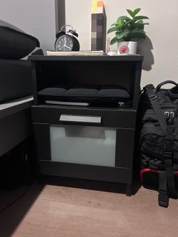 Brimnes Nightstand Black