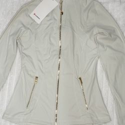 Light ivory Lululemon Define Jacket