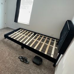 BED FRAME AND MATRESS: Size Full