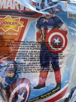 Toddler Captain America 3T-4T
