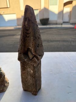 Vintage (Chalkware?) Hooded Religious Fugure