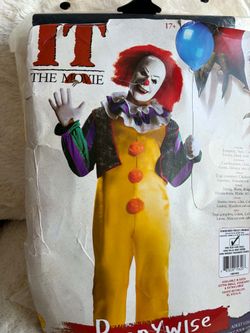 IT The Movie Pennywise Adult Costume