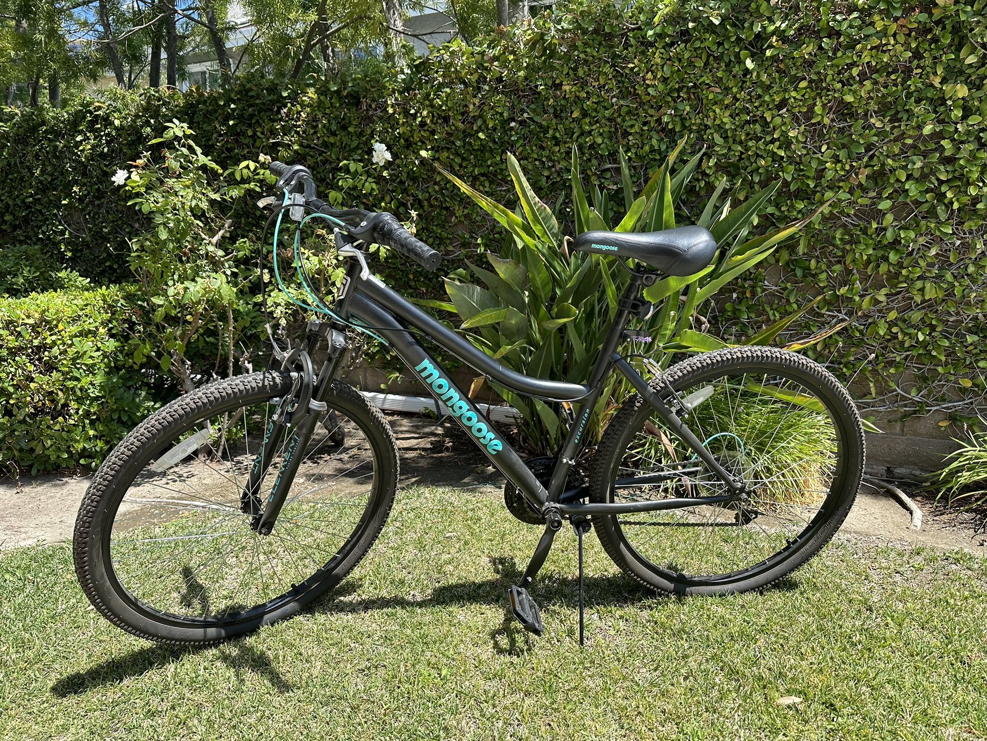 Mongoose Excursion Black & Teal Mountain Bike (Women’s 26”)