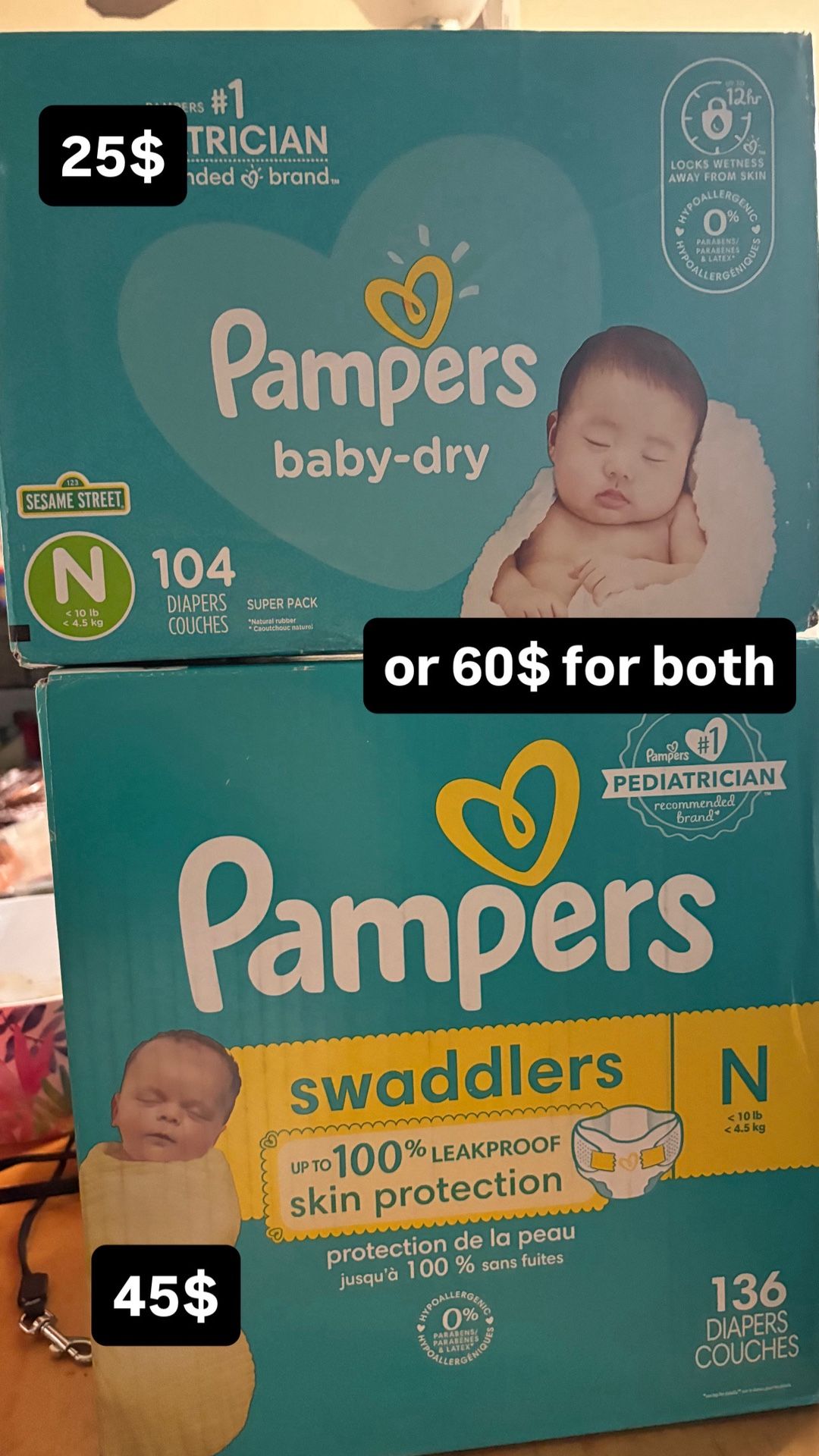 Diapers for sale 