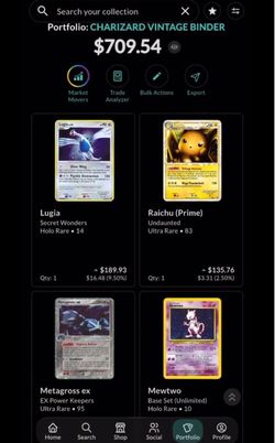 Pokemon vintage cards
