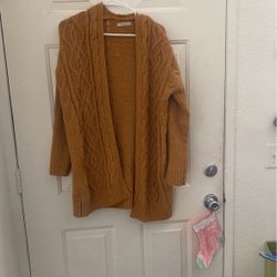 Mustard Cardigian