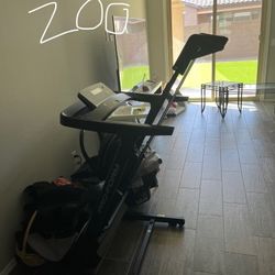 Treadmill, Vanity, Coffee Tables And Couches. 