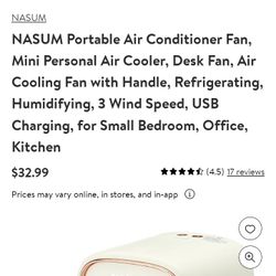 New Portable Air Conditioning Fan