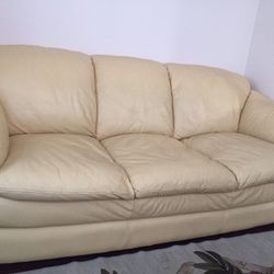 leather sofa