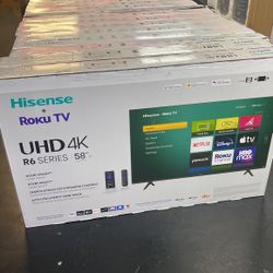 58” Hisense 4K Roku Smart 