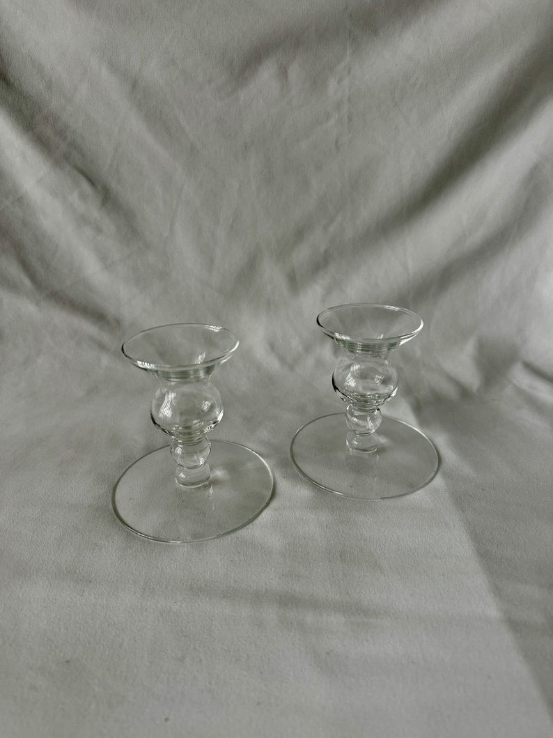 Used Pair Of Candle Holders