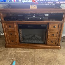 Twin Star Electric Fireplace( Electric Wooden Chimney)