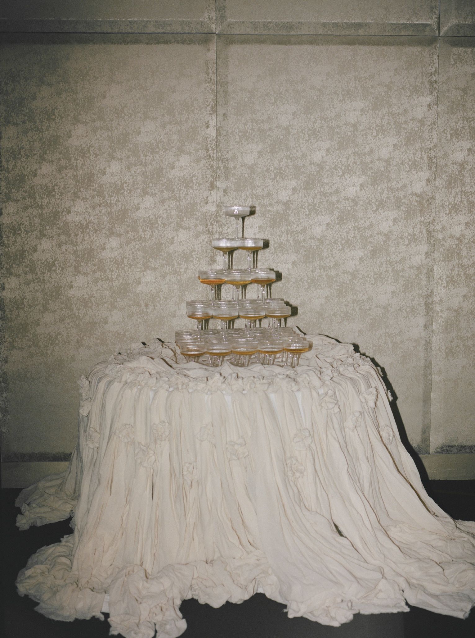 CB2 champagne glasses