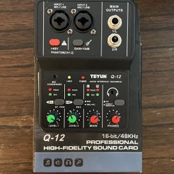 TEYUN Q-12 16-bit/48khz Sound Card 