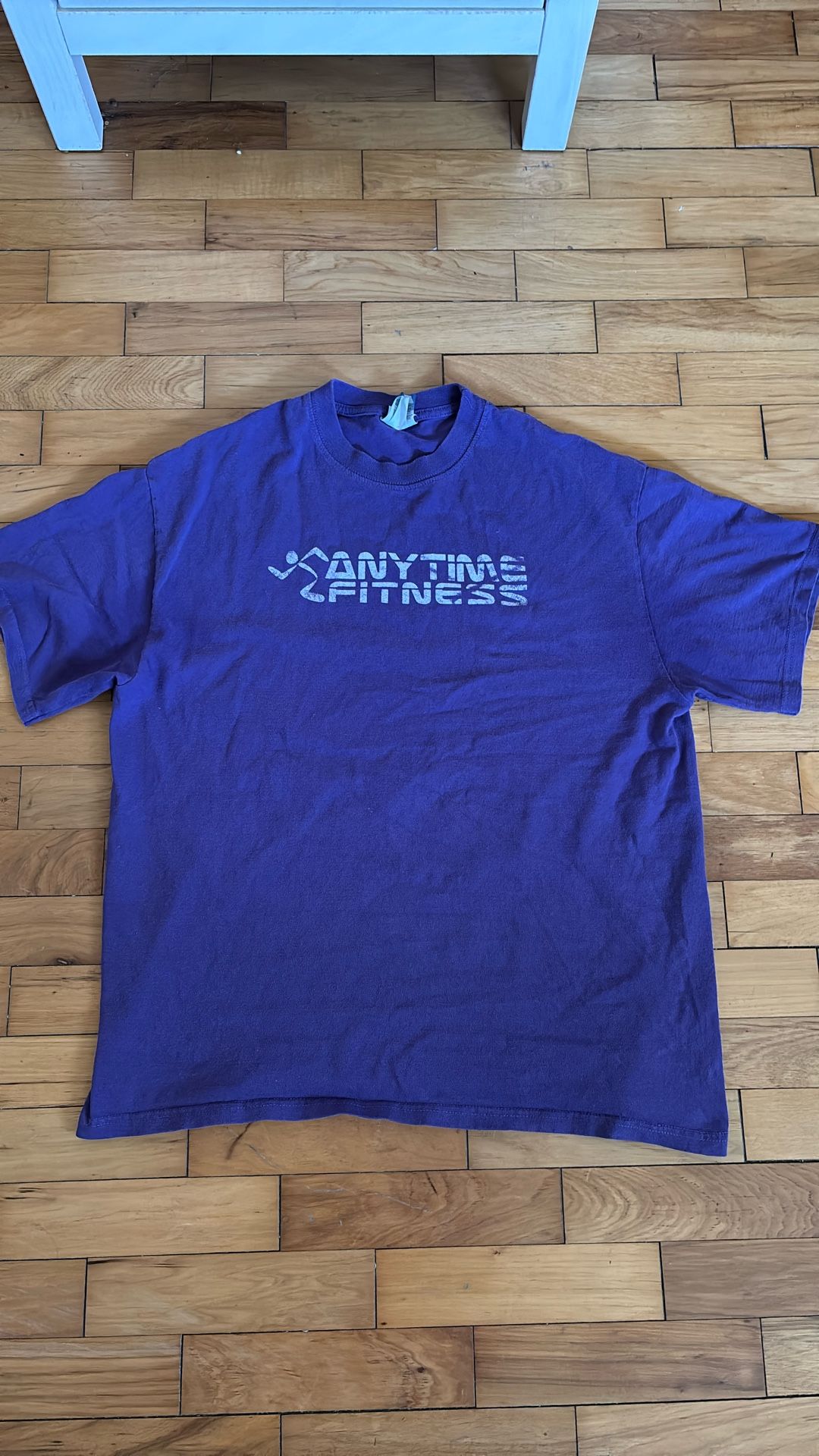 Purple Anytime Fitness t-shirt