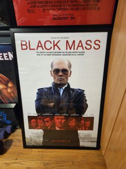 Original BLACK MASS NM/DS 27 X 40 poster