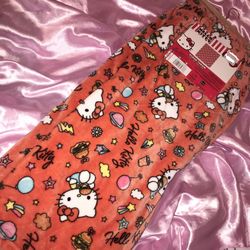 Hello Kitty Hamburger Cloud Throw Blanket