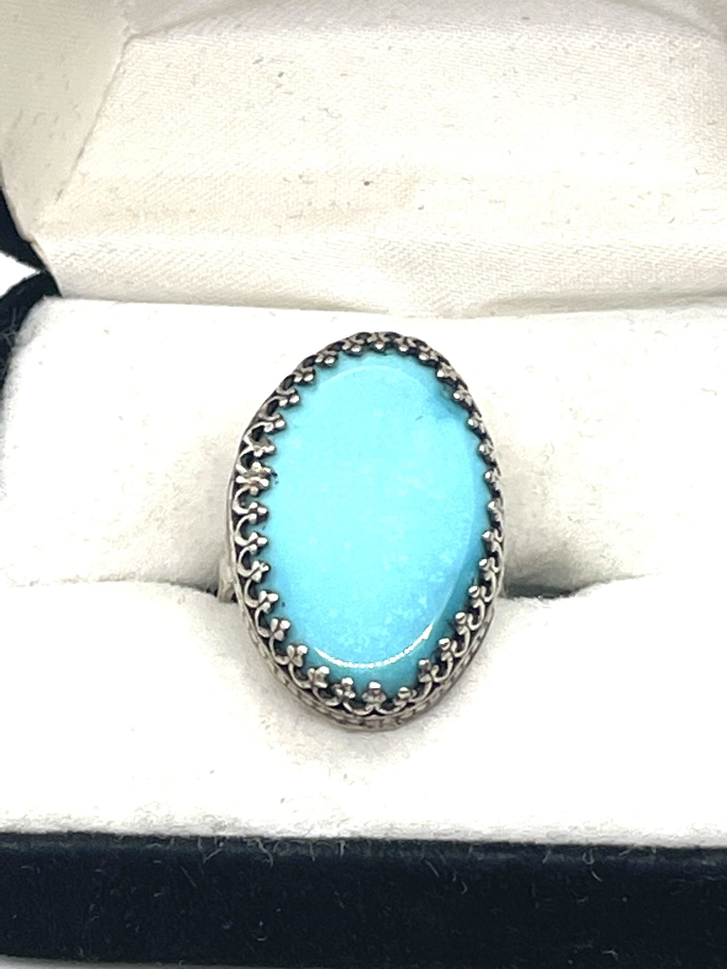 Sterling Southwestern Turquoise Ring