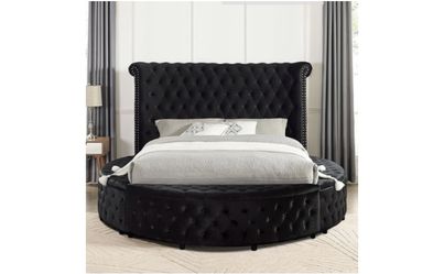Modern Round Queen Bed 
