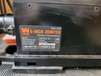 Wen 6 Inch Jointer JT6561 Woodworking Tool for Sale in Graham WA