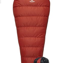 TETON Sports LEEF Ultralight Mummy Sleeping Bag Perfect for Backpacking, Hiking,