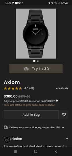 Axiom Watch