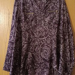Large Purple Blouse